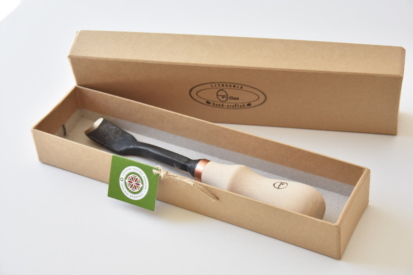 mažai lenktas pusapvalis medžio kalimo kaltas UM25K