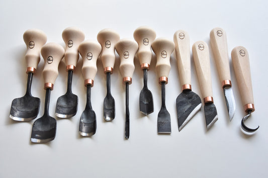 12 piece wood carving tool set