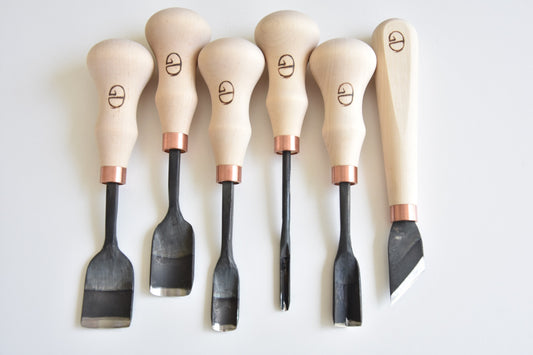 6 piece wood carving tool set